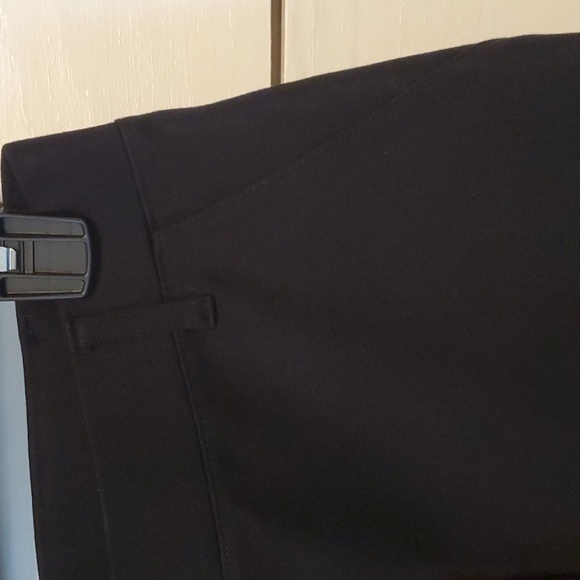 Quince Ultra Stretch Ponte Straight Leg Black Pants - Picture 6 of 6